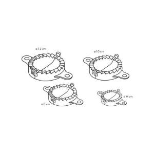 19289 - STAMPO PER PANZEROTTI TESCOMA DELICIA 4 PZ ART630880 - TESCOMA ( - Accessori  Cucina); #630880