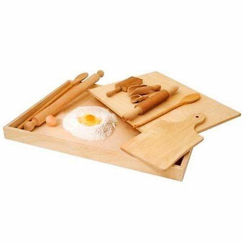 21695 - Spianatoia legno con accessori Set Pasta 10 pezzi MEETING #447 -  MEETINGsnc ( - Accessori Cucina); #447