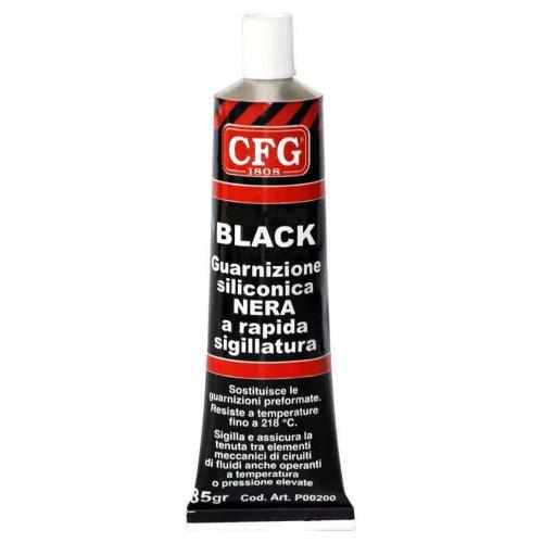 CFG 218° Black Guarnizione Siliconica nera a rapida sigillatura 85gr