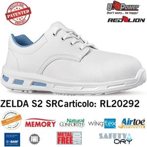 Scarpe antinfortunistiche U-POWER ZELDA BIANCHE S2