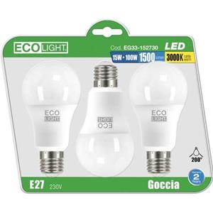 Lampadina led E27 15W 3000K EcoLight