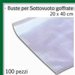 Sacchetti sottovuoto goffrati 12x25