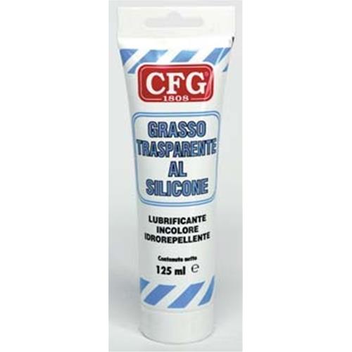 GRASSO TRASPARENTE SILICONE MULTIUSO INGRASSATORE TECNICO SILICONICO CFG  125ml