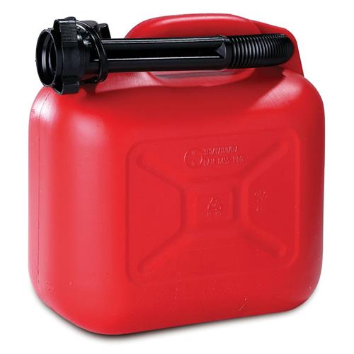 12526 - Tanica per carburanti in PVC Petrol Can con travasatore 10 litri -  PETROL CAN ( - Accessori); 8010898210384
