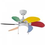 Ventilatore da parete, Wall Turbine, 70cm, alte prestazioni, nero e acciaio  zincato, Lba Home.